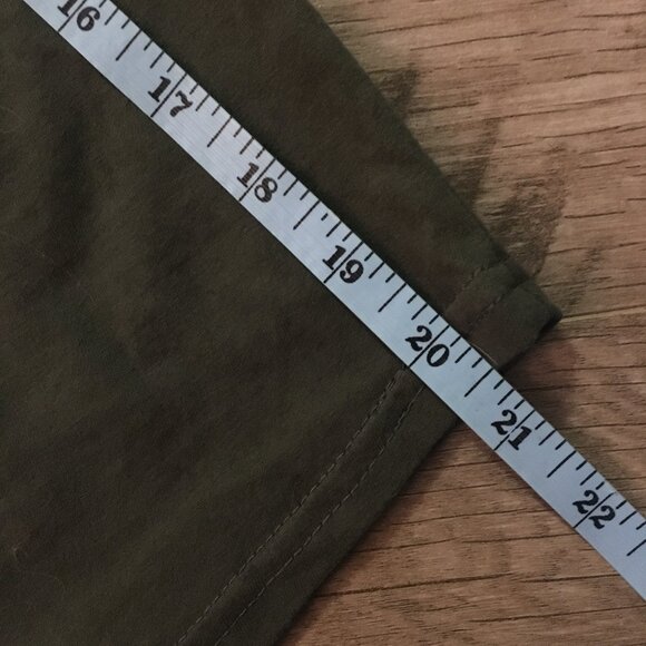 NWOT 100% Organic Cotton Mossy Green Asymmetrical Tree Skirt - Picture 14 of 16